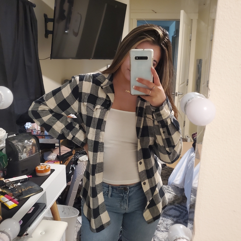 Oversized flannel